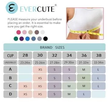 Evcute Adjustable Wireless Sports Bras for Women