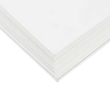 20 Sheets Alcohol Ink Paper for Drawing, Watercolor, and Acrylic Paints for Artists, Painting Supplies, Letter Size (9x12 in)