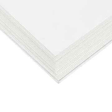 20 Sheets Alcohol Ink Paper for Drawing, Watercolor, and Acrylic Paints for Artists, Painting Supplies, Letter Size (9x12 in)