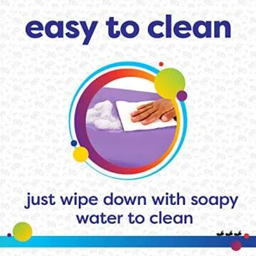 Antsy Pants Tumbling Mat –Gymnastics Mat, Easy to Clean Gym Mat, Sturdy,Foldable Tumbling Mat for Kids, Padded, Lightweight,Portable, Carrying Handle, Gymnastics Equipment for Activity Play,Original