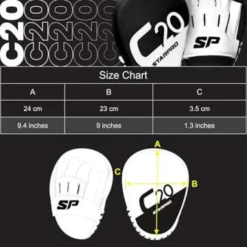 Starpro Boxing Mitts - Durable Focus Pads for Training
