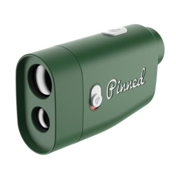 Pinned Prism+ Slope Golf Rangefinder | Ultimate Golf Accessory | USB Rechargeable and Tournament Leg...
