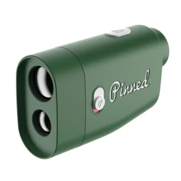 Pinned Prism+ Slope Golf Rangefinder | Ultimate Golf Accessory | USB Rechargeable and Tournament Leg...