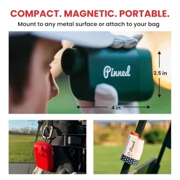 Pinned Prism+ Slope Golf Rangefinder USB Rechargeable