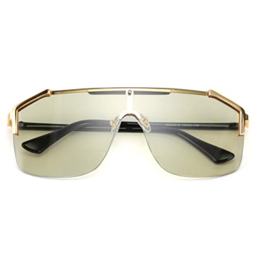 FEISEDY Classic Siamese Oversized Sunglasses UV400 Protection