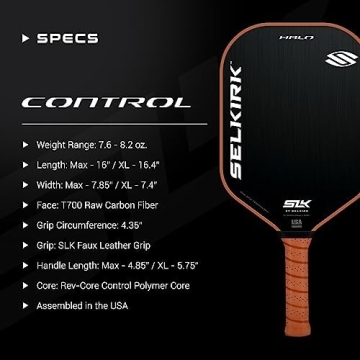 2024 Selkirk SLK Halo Control Pickleball Paddle - Ultimate Game Performance