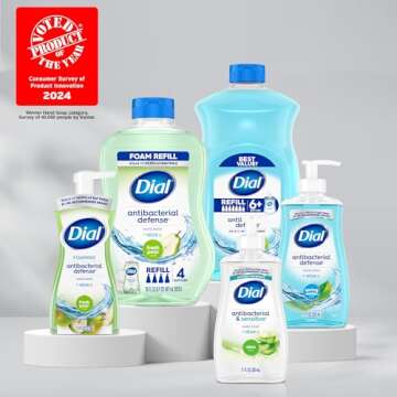 Dial Antibacterial Foaming Hand Wash Fresh Pear 7.5 fl oz