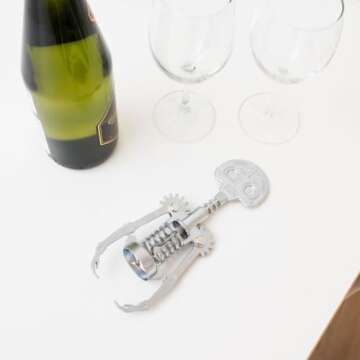 Kikkerland Day of the Dead Corkscrew, Day of Dead, Silver
