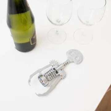 Kikkerland Day of the Dead Corkscrew, Day of Dead, Silver