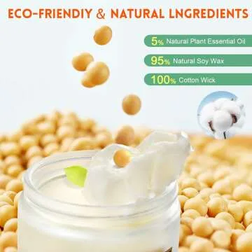 Vanilla & Orange Aroma Candle - Natural Soy Gift