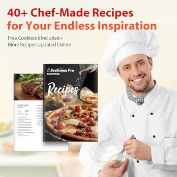 Beelicious Pro Smart Digital Air Fryer - 8-in-1 Compact 4QT