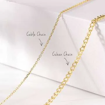 Custom Name Necklace 18K Gold Plated Women’s Jewelry