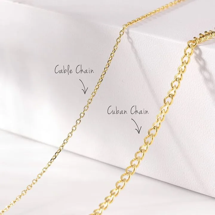 Custom Name Necklace 18K Gold Plated Women’s Jewelry