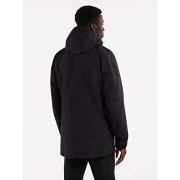 Arc'teryx Beta Long Jacket Men's | Exceptionally Versatile Gore-Tex Shell | Black, Medium