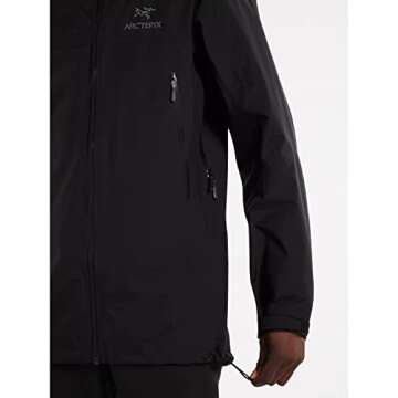 Arc'teryx Beta Long Jacket Men's | Exceptionally Versatile Gore-Tex Shell | Black, Medium