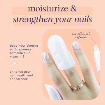 Nail Cuticle Wraps with Camellia Oil - SpaLife 6-Pack