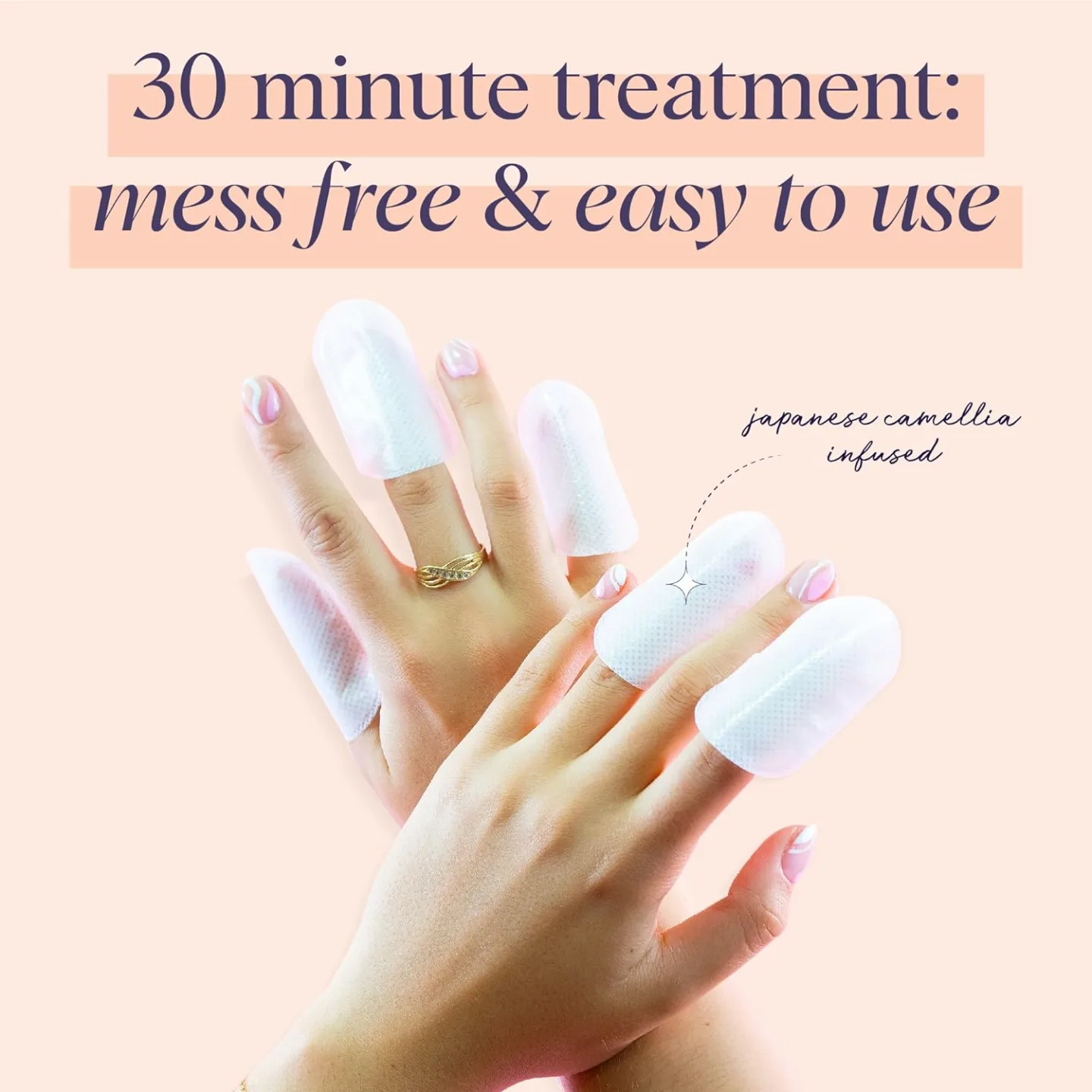 Nail Cuticle Wraps with Camellia Oil - SpaLife 6-Pack