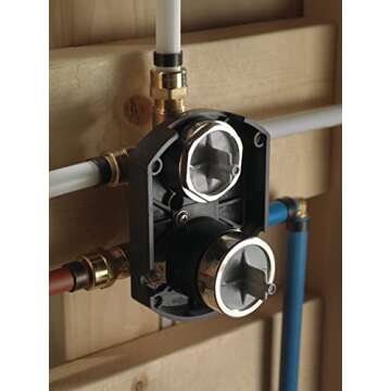 Delta Faucet R22000 MultiChoice Universal Valve 3-Setting 6-Setting Custom Shower Integrated Diverte...