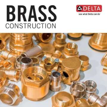 Delta Faucet R22000 MultiChoice Universal Valve 3-Setting 6-Setting Custom Shower Integrated Diverter Rough, Custom Shower Valve Kit, Brass Construction, R22000-WS (Screwdriver Stops Included)