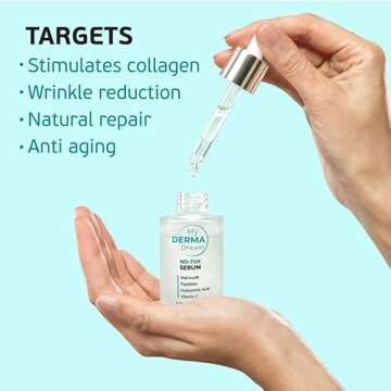My Derma Dream No-Tox face serums for anti aging | wrinkle reduction anti aging serum | Supports natural repair & Crafted to ignite a boost in collagen synthesis