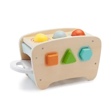 Amazon Basics Musical Pounding Bench Xylophone Shape Sorter