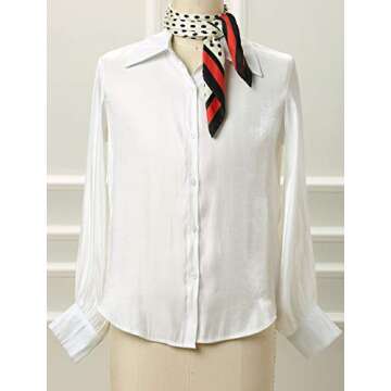 Allegra K 70cm Polka Dots Square Scarf for Women - Versatile Accessory