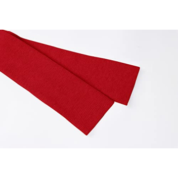 MISSACTIVER Women Red Sweetheart Neck Knit Sweater