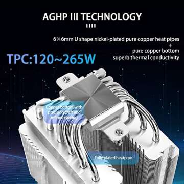 Thermalright Peerless Assassin 120 SE ARGB CPU Air Cooler - 6 Heat Pipes, Dual PWM Fans, Compatible ...