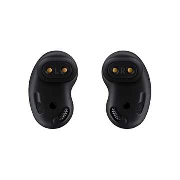 SAMSUNG Galaxy Buds Live, True Wireless Earbuds with Active Noise Cancelling, Microphone, Charging Case for Ear Buds, US Version, Onyx Black