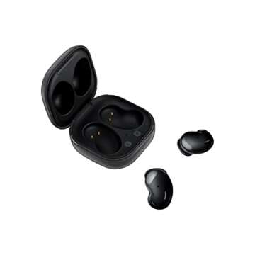 SAMSUNG Galaxy Buds Live, True Wireless Earbuds with Active Noise Cancelling, Microphone, Charging Case for Ear Buds, US Version, Onyx Black