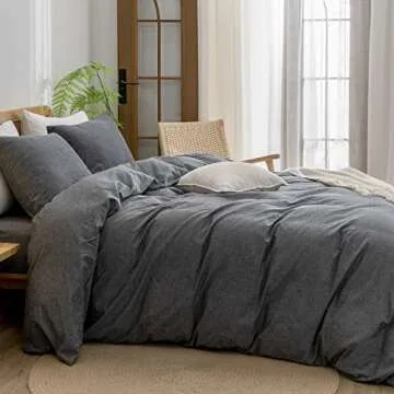 Chic BESTOUCH 100% Cotton Duvet Cover Set - Queen Size