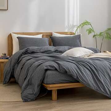 Chic BESTOUCH 100% Cotton Duvet Cover Set - Queen Size