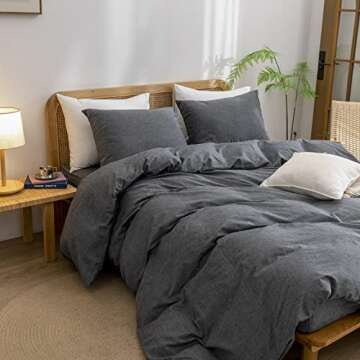 Chic BESTOUCH 100% Cotton Duvet Cover Set - Queen Size