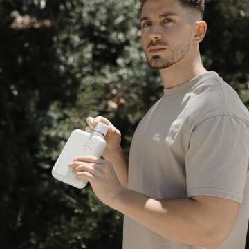 memobottle A6 STAINLESS STEEL (WHITE) | 16 oz / 500 ml | Durable, Leak-Proof, Premium Water Bottle | BPA-free| Ideal for Modern Lifestyle, Gym Workouts & Travel