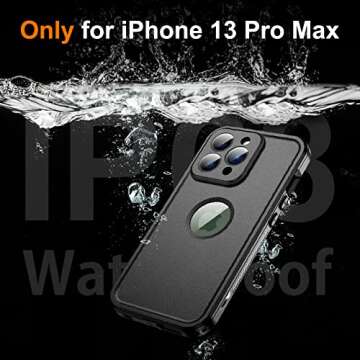 Temdan 360 Waterproof Case for iPhone 13 Pro Max – Ultimate Protection