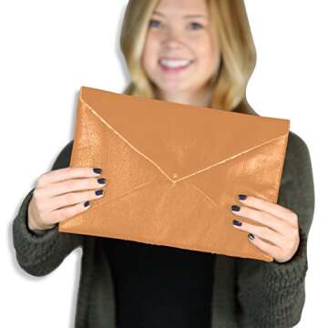 Funky Monkey Floral Envelope Clutch Bag for Women