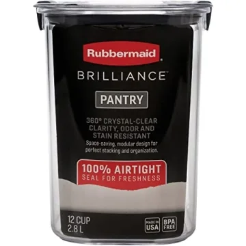 Rubbermaid Brilliance 12-Cup Airtight Food Storage Container