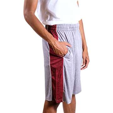 Ultra Game NBA Men's Active Soft Workout Basketball Training Shorts