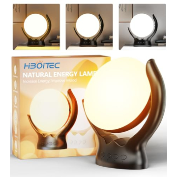 HIBOITEC Light Therapy Lamp for Mood Enhancement and Well-Being