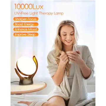 HIBOITEC Light Therapy Lamp for Well-Being & Mood Boosting