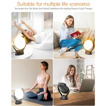 HIBOITEC Light Therapy Lamp for Well-Being & Mood Boosting