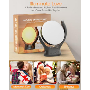 HIBOITEC Light Therapy Lamp for Well-Being & Mood Boosting