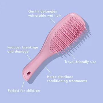 Tangle Teezer Mini Detangling Brush for Smooth Frizz-Free Hair