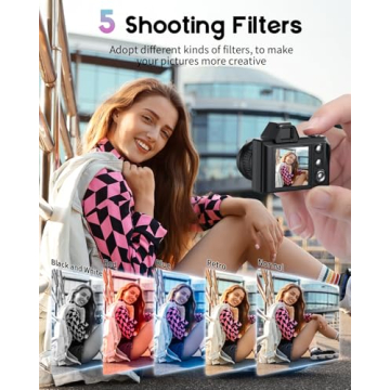 Compact 1080P Mini Digital Camera for Travelers