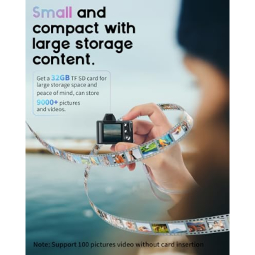 Compact 1080P Mini Digital Camera for Travelers