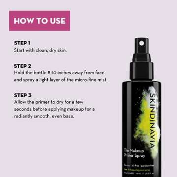 Skindinavia The Makeup Primer Spray Oil Control for Flawless Finish