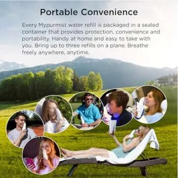 Mypurmist Ultrapure Sterile Water Refill, Pharmaceutical Grade, for Mypurmist Devices, CPAP, Irrigation, Neti Pot, Steam Inhalers, Double Distilled, 600ml, Pure Therapeutic Mist