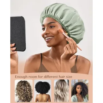 YANIBEST Luxury Waterproof Shower Cap for Women, Stylish & Durable