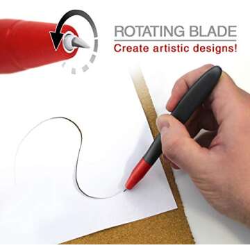 VViViD 360 Degree Comfort Grip Swivel Blade Craft Cutting Knife