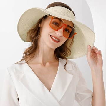 Trendy Women's Sun Visor Hat with UV Protection